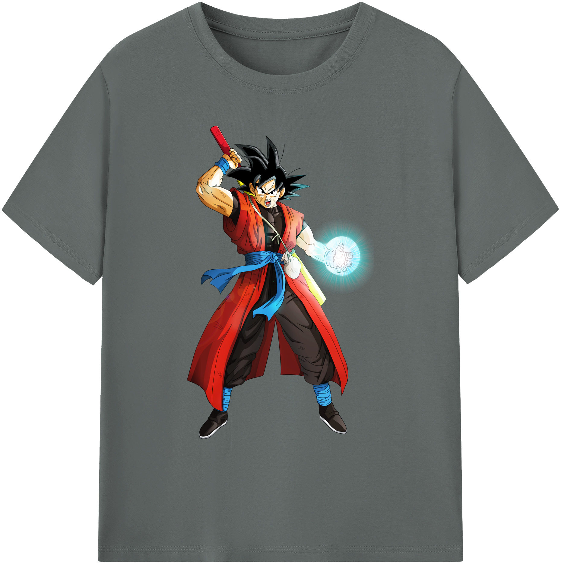 （画像用） ドラゴンボール 孫悟空（そん ごくう）Son Goku カカロット DRAGON BALL Kakarotto 綿100％ メンズ半袖Tシャツ｜肌触りやわらか＆通気性